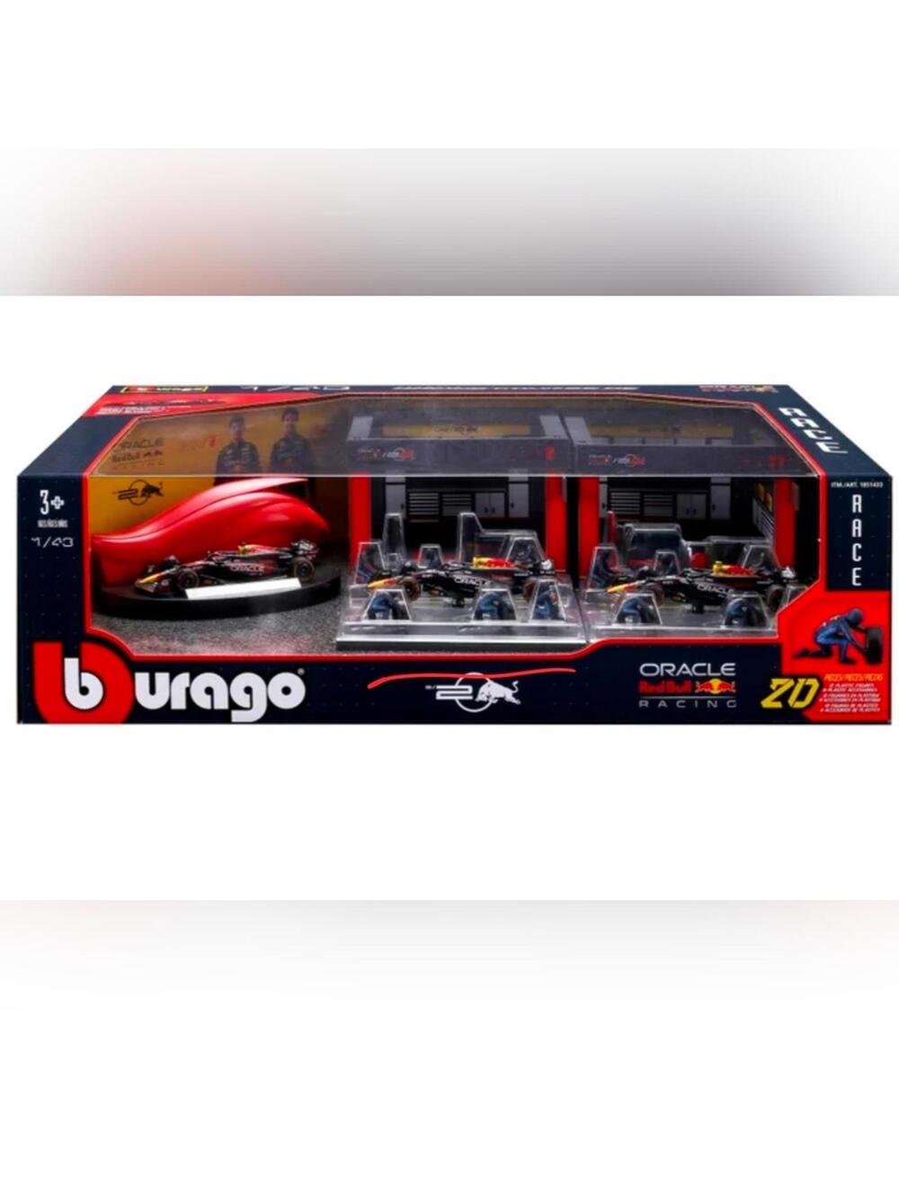 Oracle Redbull F1 Diecast Model 1:43 Collectiors Formula Racing Car Set NIB